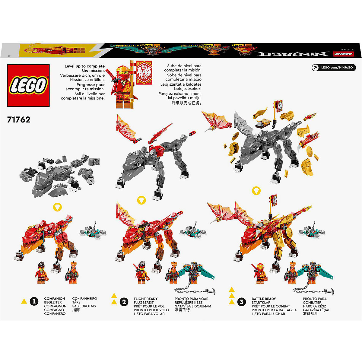 LEGO® Ninjago 71762 Kais Feuerdrache EVO