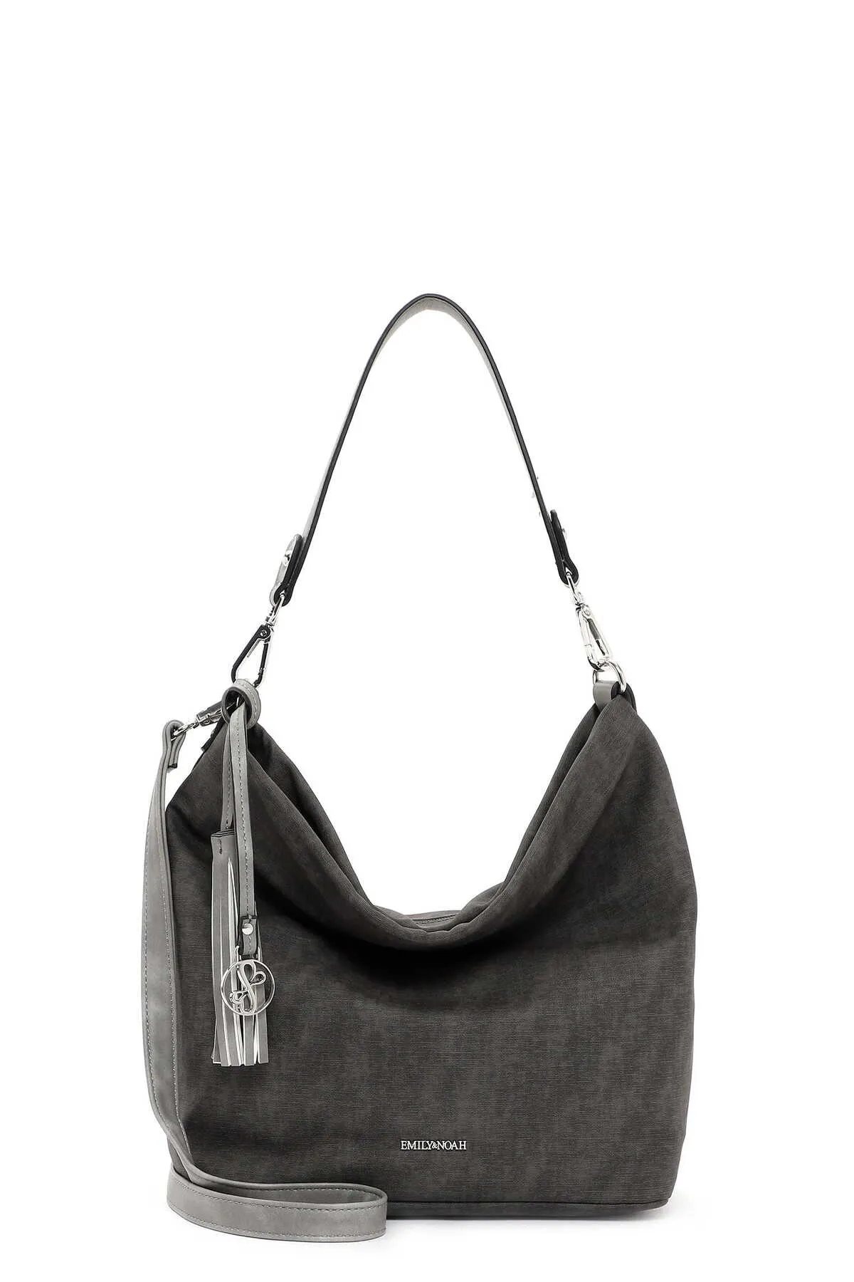 Emily & Noah  Handtasche - Grau - Unifarben