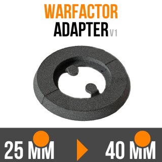 Plastic Adapters 25mm-40mm V1 (Raw Grey) (25)