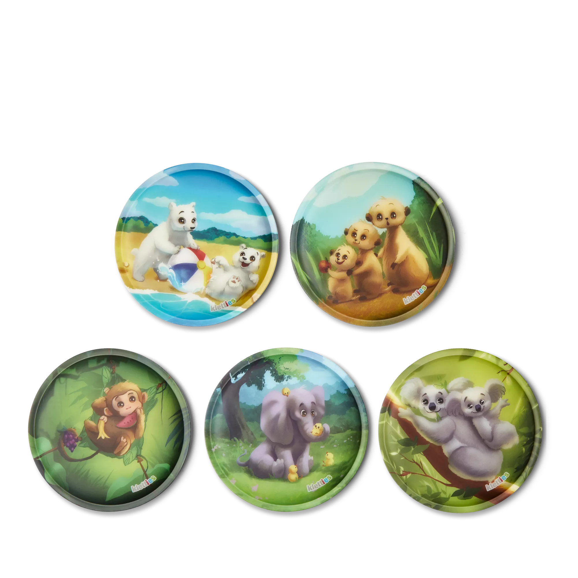 ergobag Klettie-Set Zoobabies