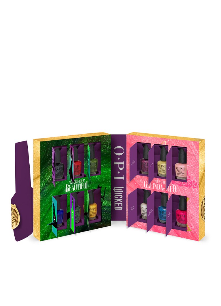 Colecția de oje OPI x Wicked Holiday - Ediție limitată de 12 mini oje.