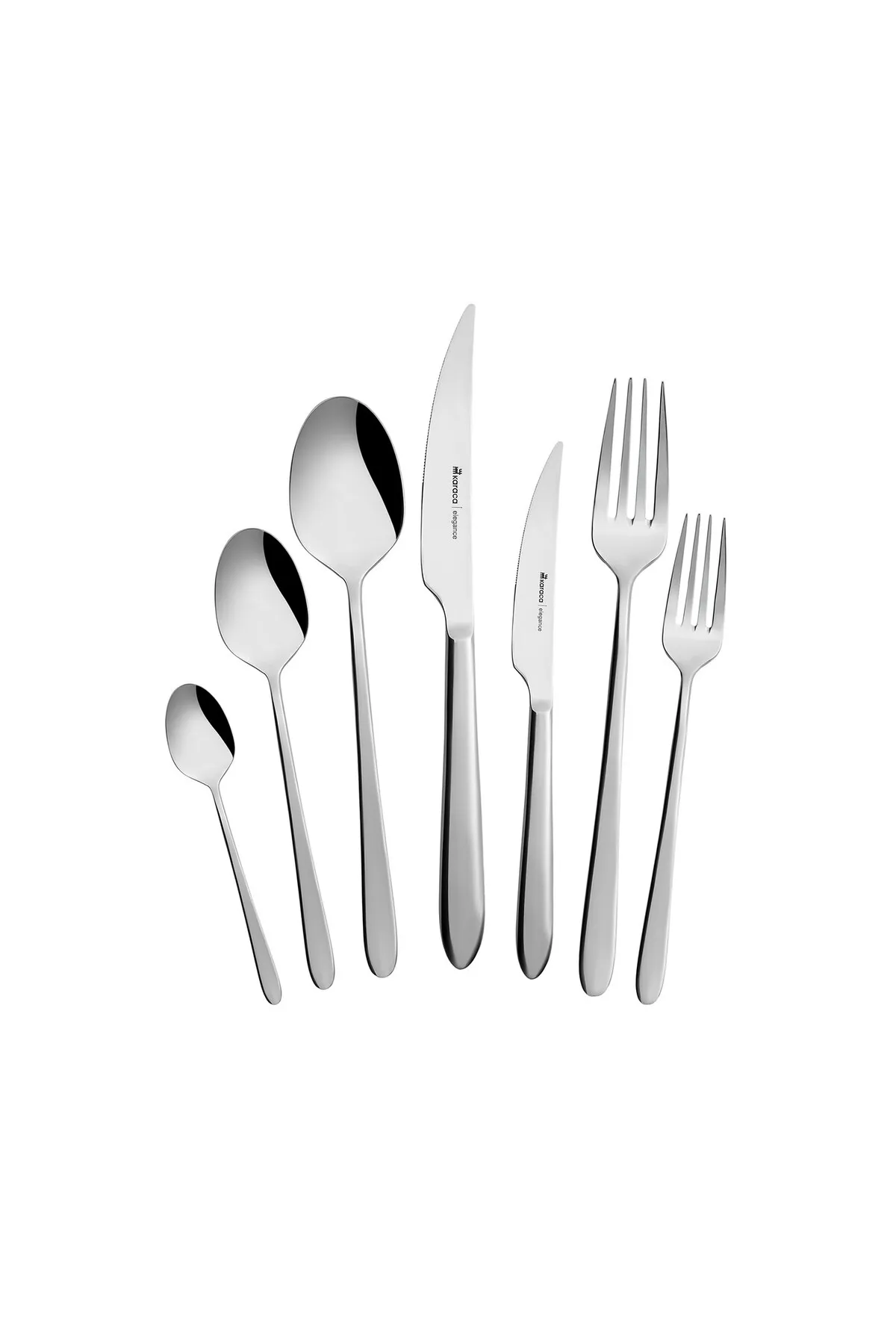 Karaca  Bellamy 84-Teilig 12 Personen Elegance Box Besteckset, Tafelgabel, Tafelmesser