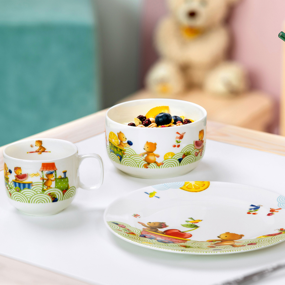 Villeroy & Boch Set 3pcs EF Hungry as a Bear Vaisselle pour enfant