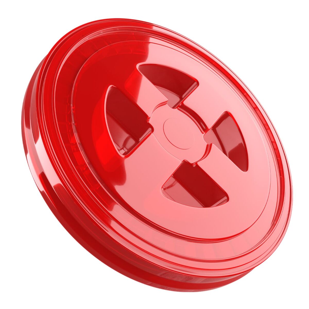 chemicalworkz Performance Bucket Lid Wascheimerdeckel Rot Transparent