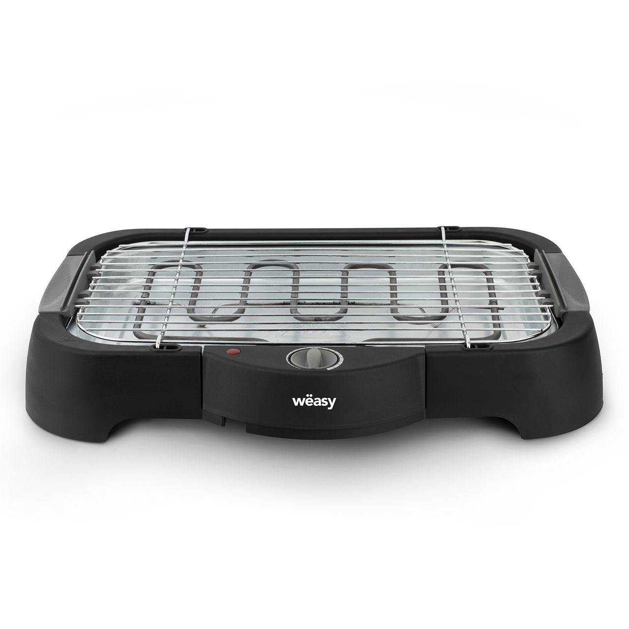 Weasy Wëasy Barbecue Electrique BBQ GBE40, Multifunktionaler Tischgrill, Innen-/Außengebrauch, Regulierbarer Thermostat, Fleisch Gemüse Fisch, Einfache Reinigung, Spülmaschinengeeignet
