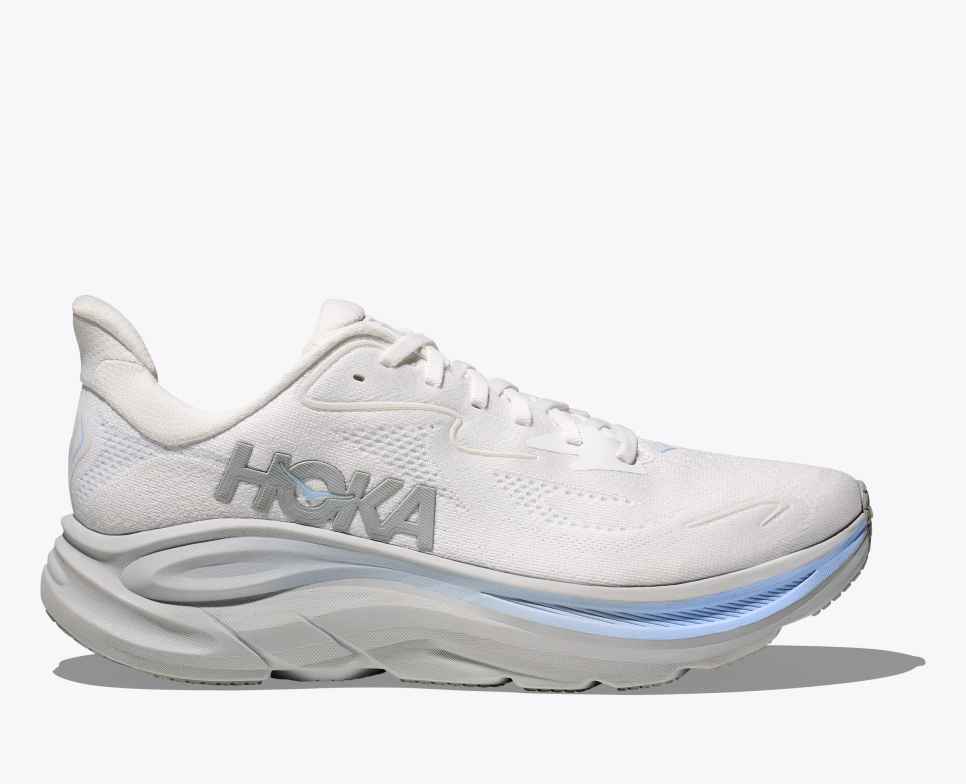 Clifton 10 White/Glacier Blue