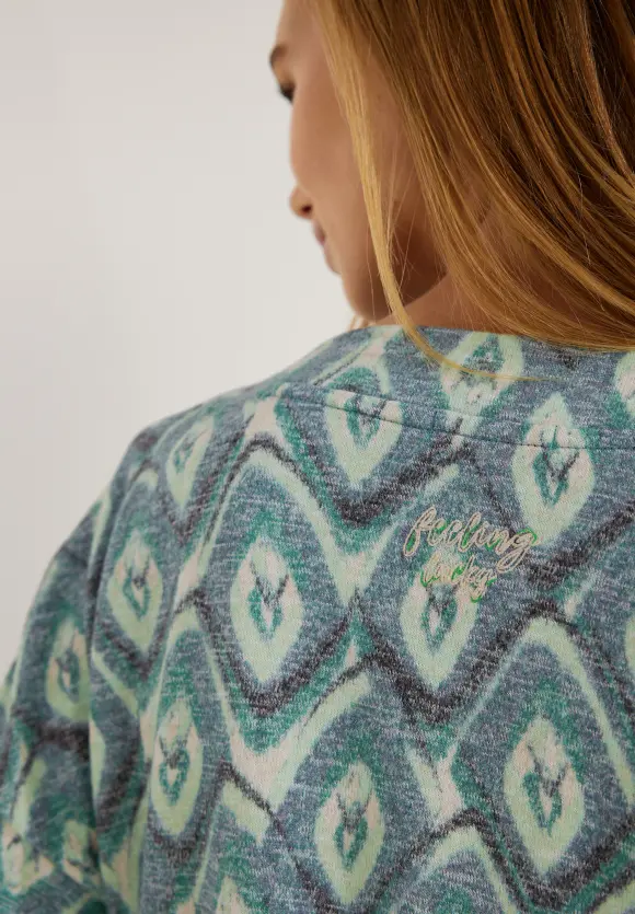 CECIL Shirt mit Rhombus Print