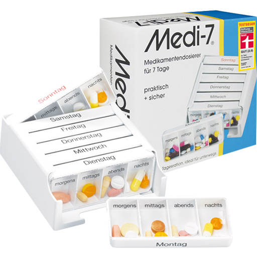 MEDI-7 Medikamenten Dosierer für 7 Tage  1 St