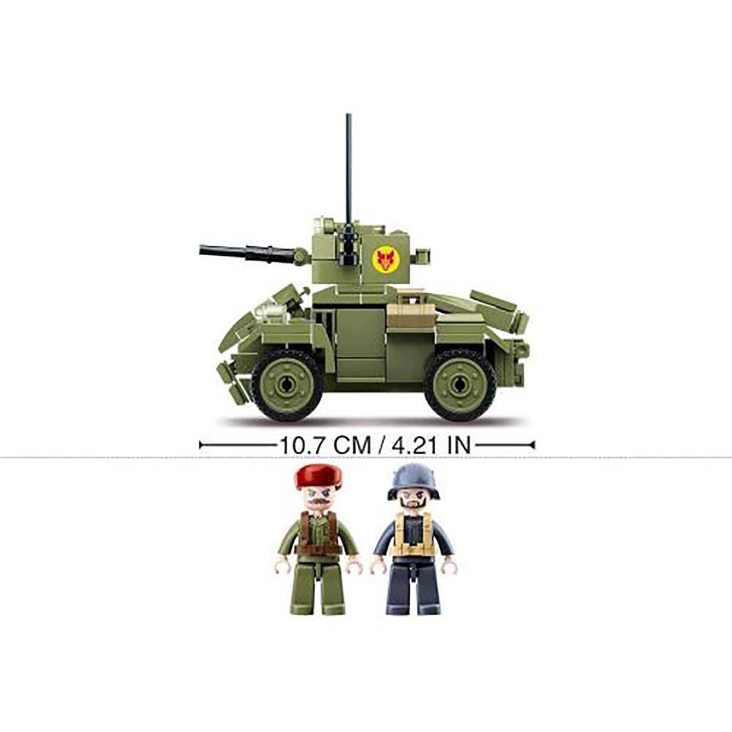 WWII - Britisches Panzerfahrzeug - Bausteine Set M38-B0710