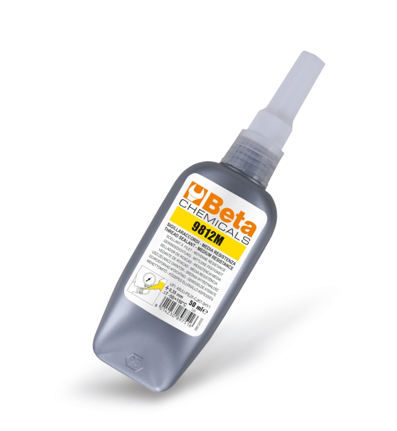 Beta 098120002 9812M Sigillante per filettature, media resistenza, 20 ml