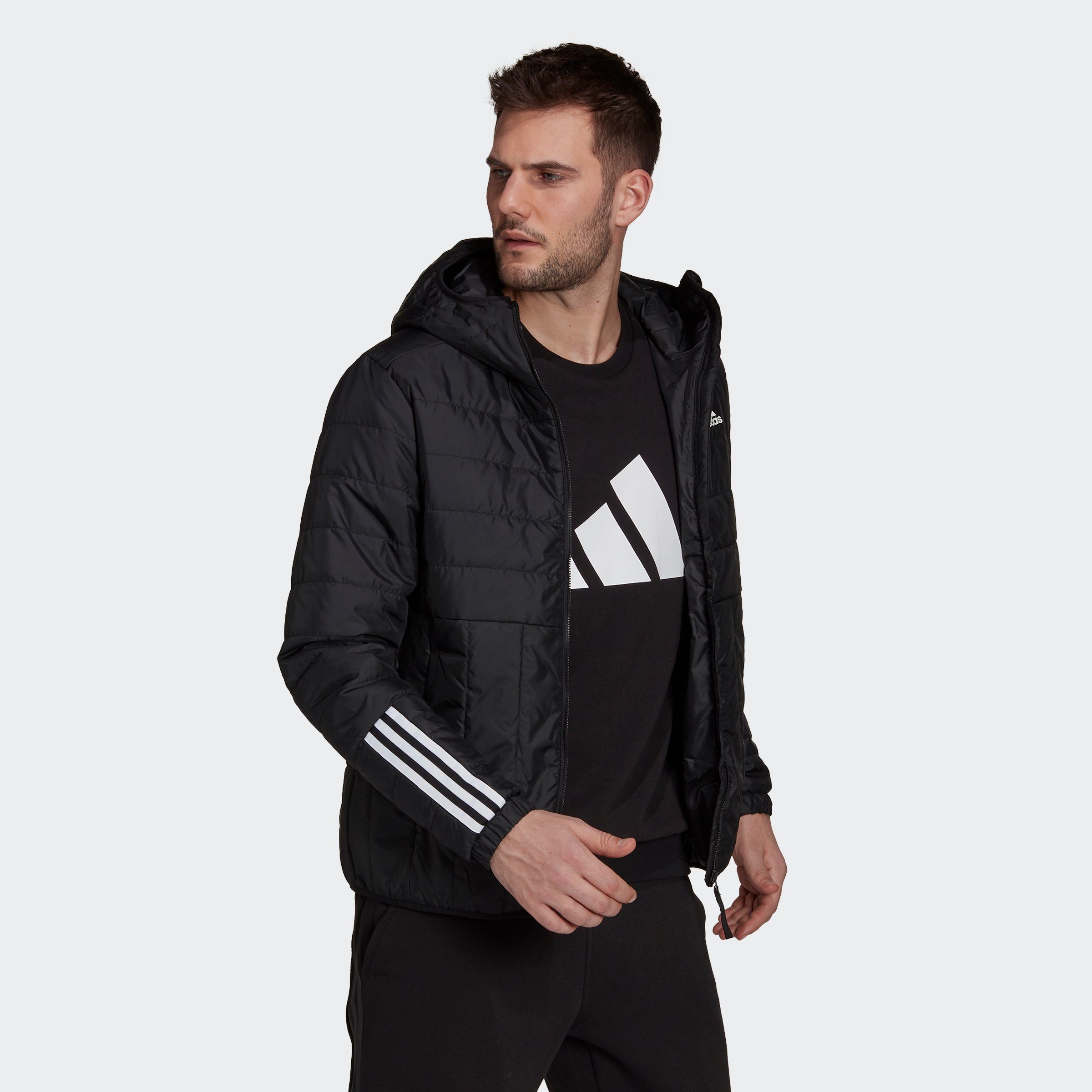adidas Sportswear Outdoorjacke ITAVIC 3STREIFEN LIGHT HOODED