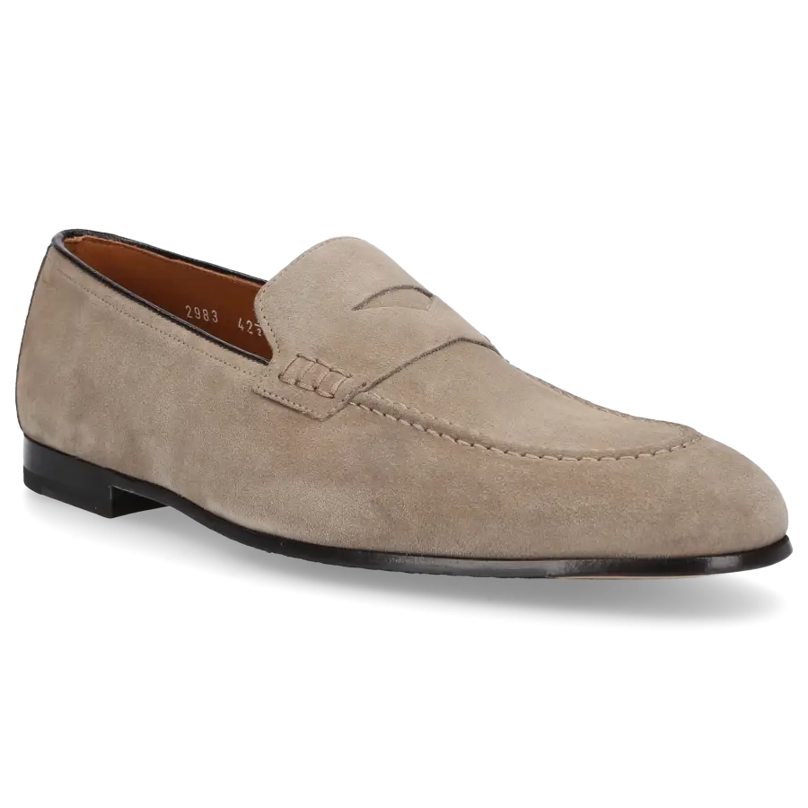Doucal's - Loafer 2983 Veloursleder - grau