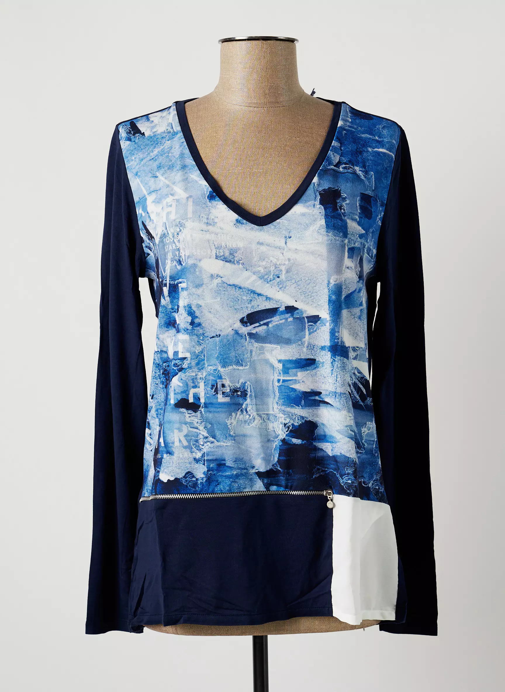 Salsa Tshirts Femme couleur bleu