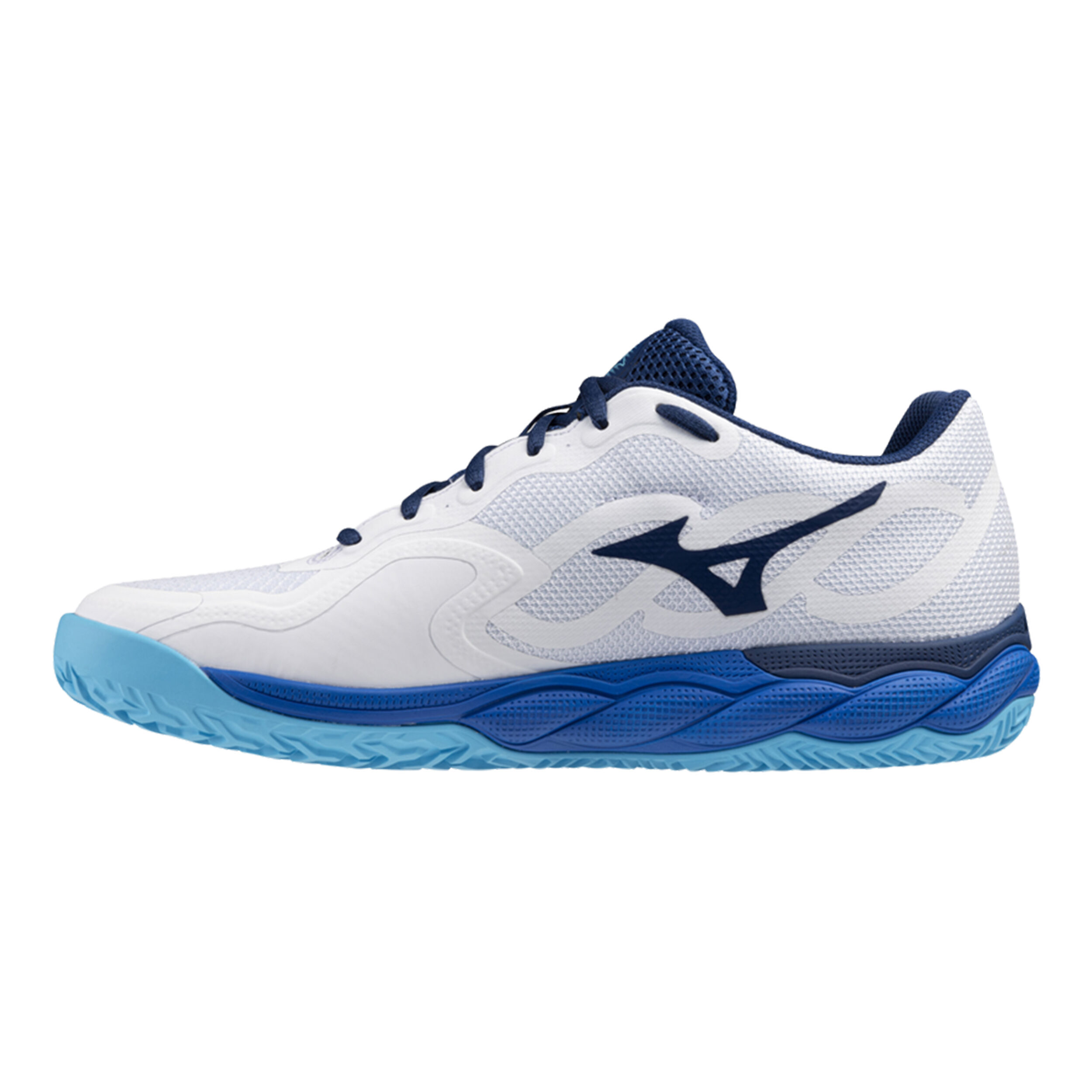 Wave Enforce Court Sandplatzschuh Herren - Weiß, Blau