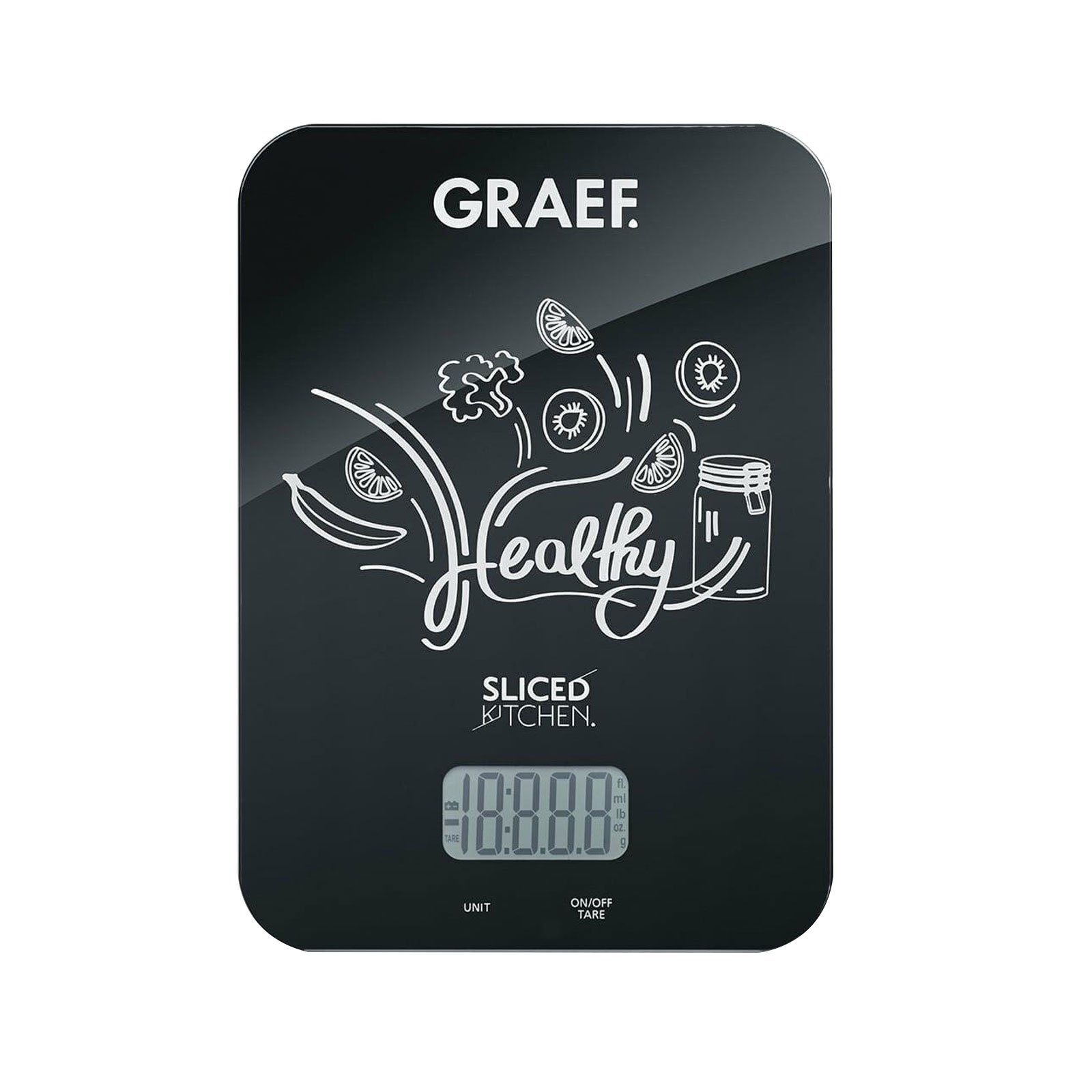 Graef Küchenwaage KS202 Family Line, Tara-Zuwiegefunktion