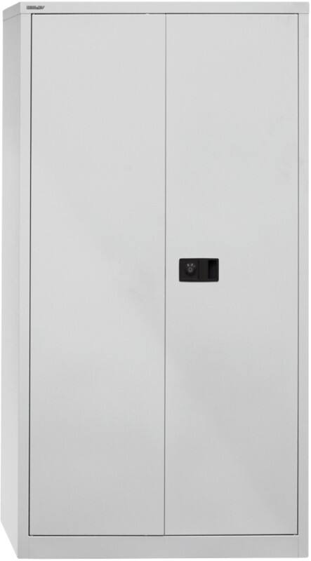 Bisley Flügeltürenschrank Universal Verzinkt Lichtgrau 914 x 400 x 1.806 mm