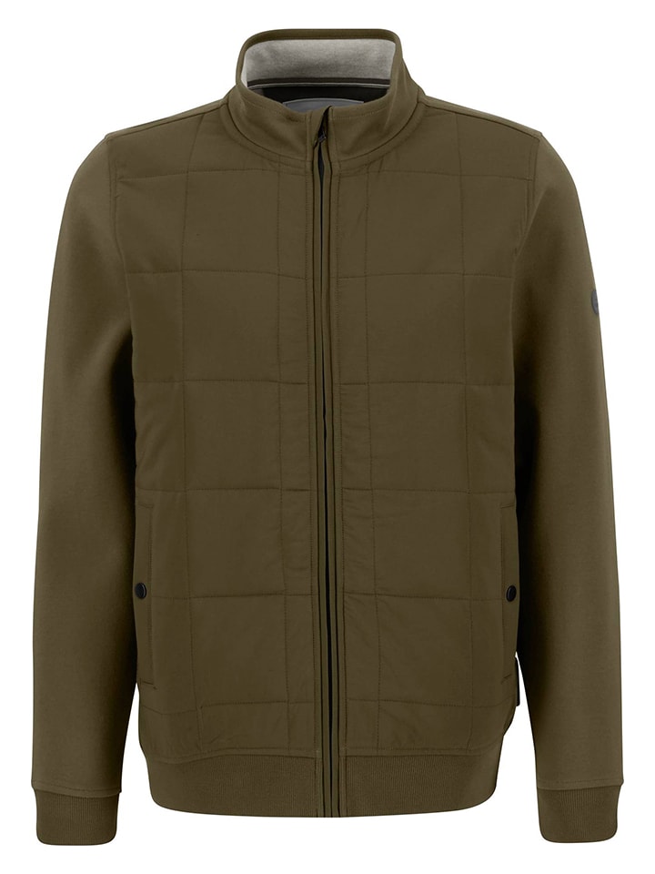 FYNCH-HATTON Sweatjacke in Khaki günstig kaufen