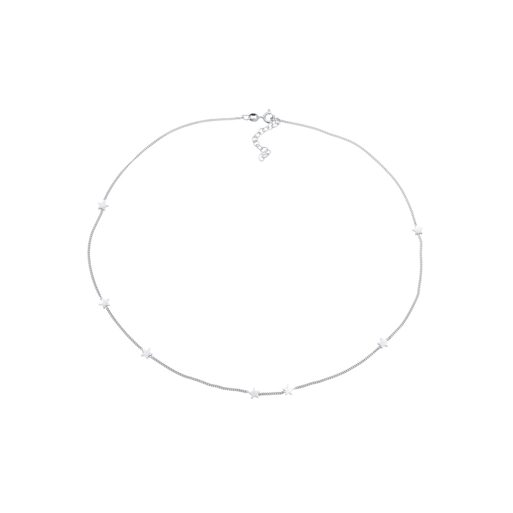 Elli Elli Collier Choker Astro Blogger Trend Collier Femme - (925/1000) Argent Bijoux