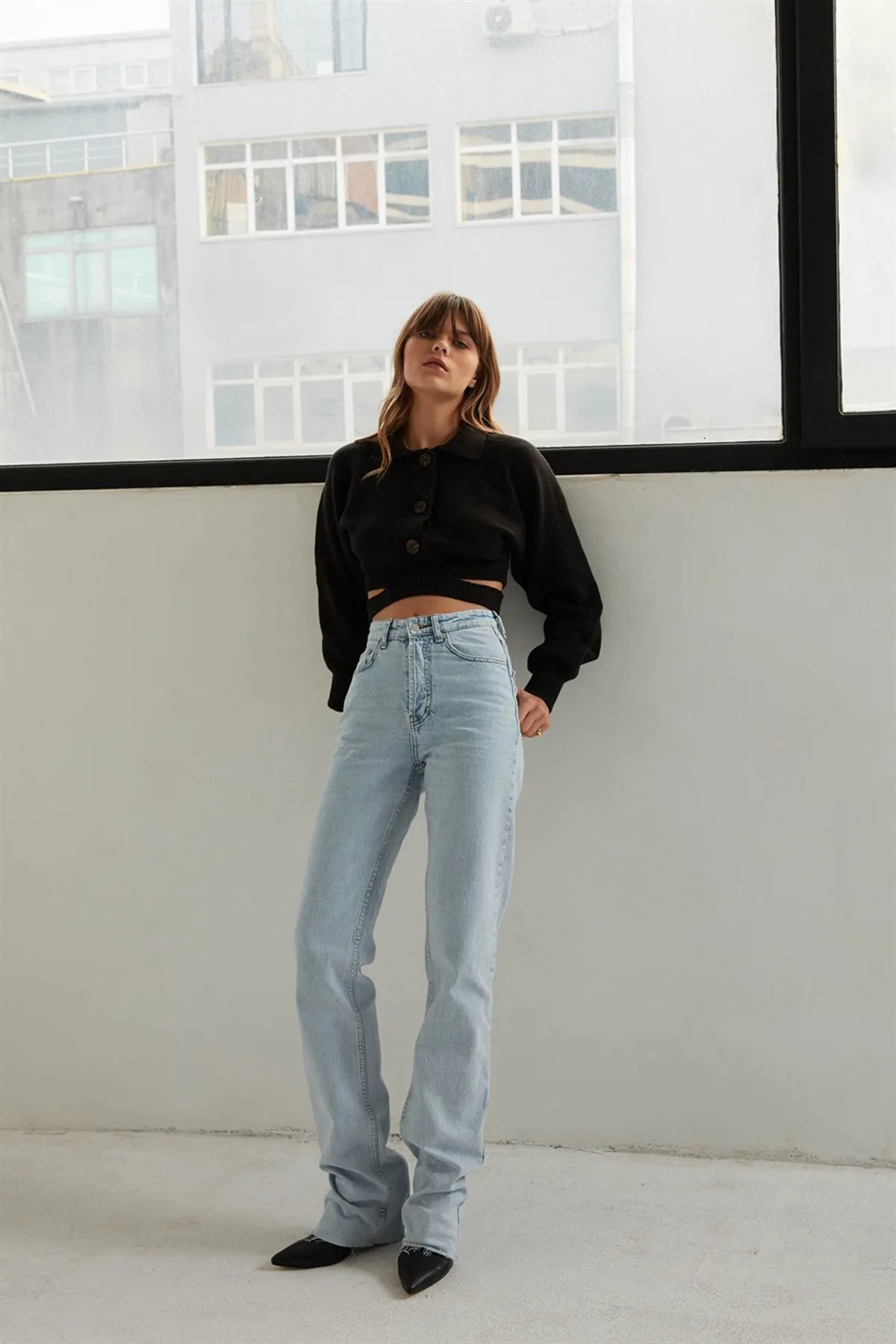 VATKALI  Desert Straight Fit Jeansblau