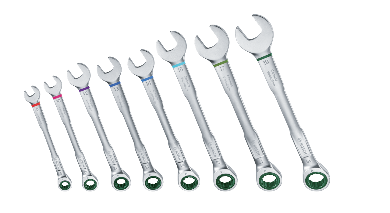 Schraubenschlüssel mit Ratsche Set 8-teilig