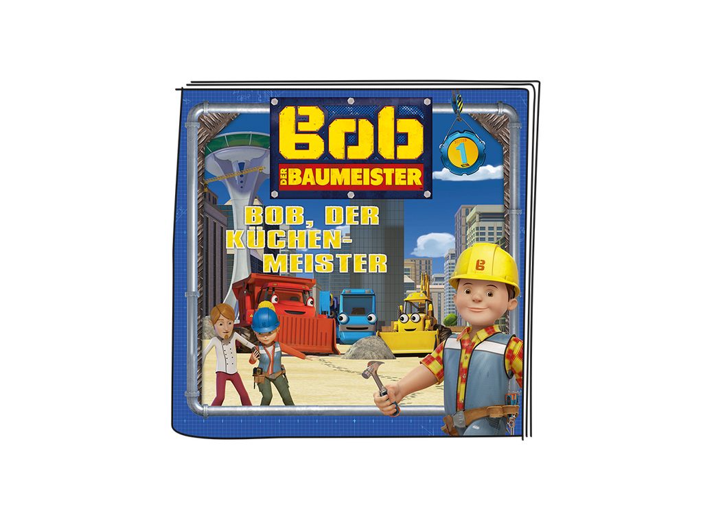 tonies Hörspielfigur Bob der Baumeister-Bob der Küchenmeister, (1-St), handbemalt,magnethaftend,integrierter NFC-Chip