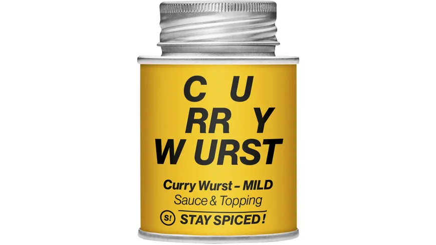 STAY SPICED! Gewürzmischung Curry Wurst Mild 70 g