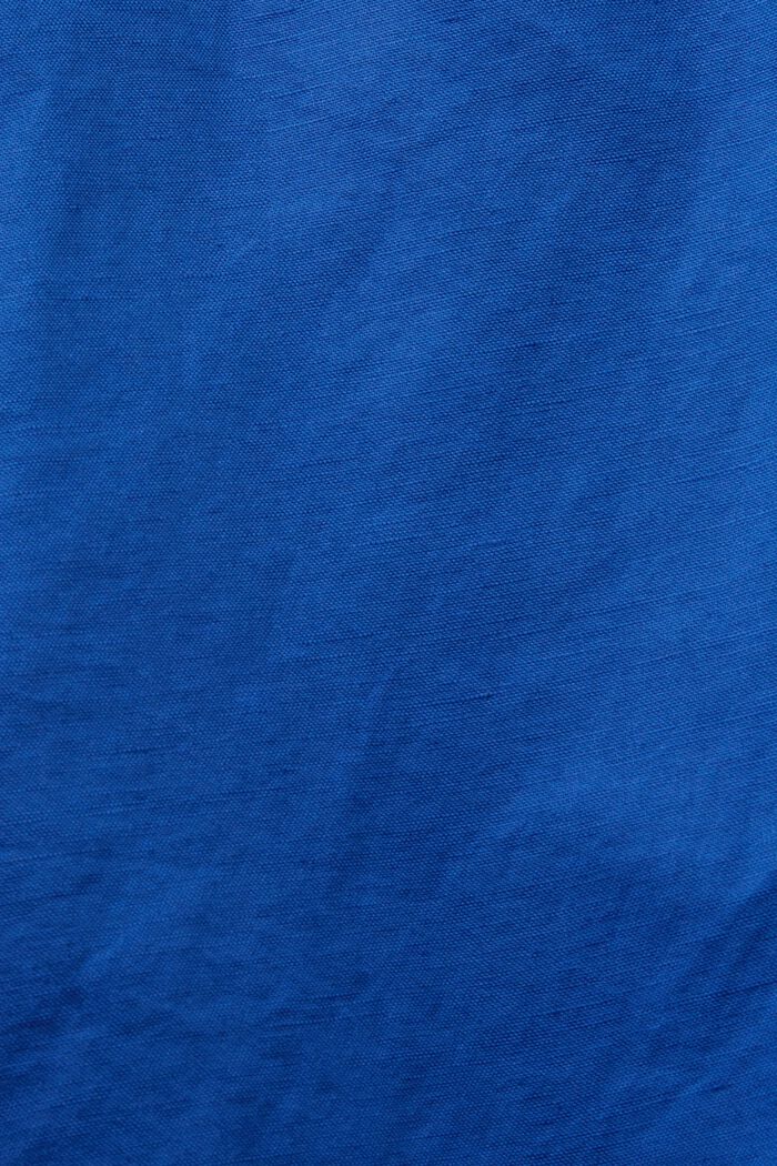 Shorts mit Bindegürtel, Baumwoll-Leinenmix