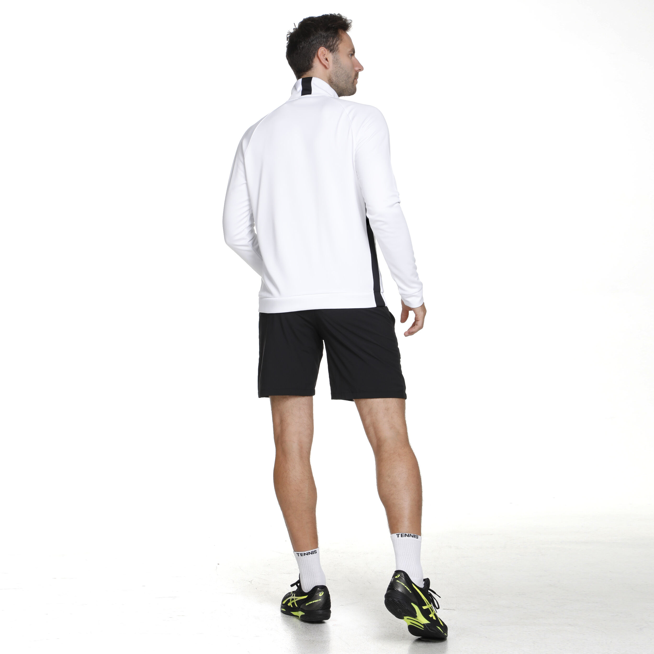 Woven Shorts Herren - Schwarz, Weiß