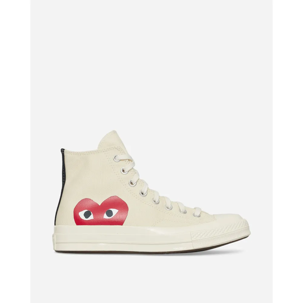 Comme des Garcons Play Converse Chuck Hi P1-K112-2 / weiss