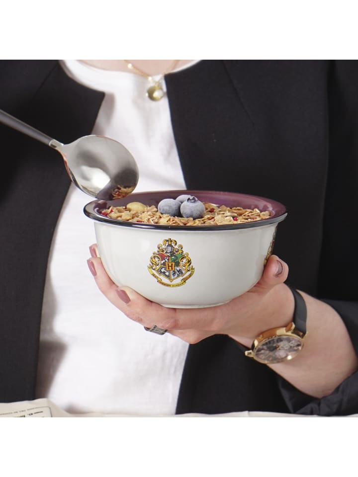Geda Labels Müslischale Hogwarts Wappen Emaille-Optik in Grau - 400 ml günstig kaufen onesize