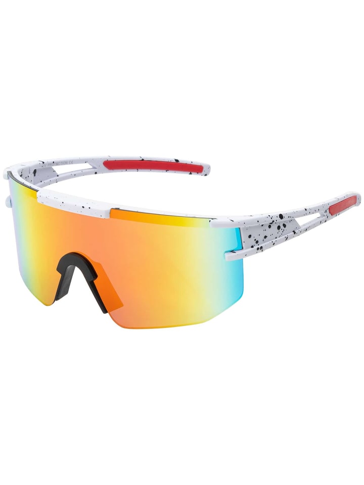 BEZLIT Herren Sonnenbrille in Rot/Gelb/Blau-Weiß günstig kaufen onesize