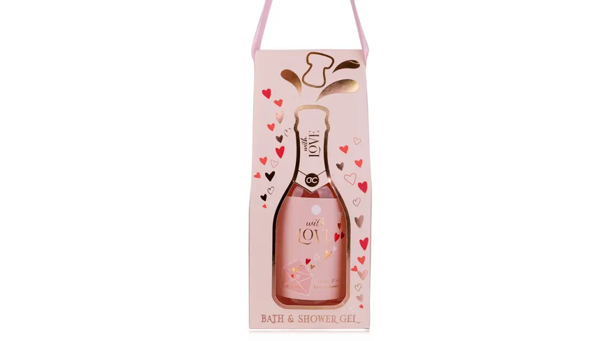 Accentra Bade- & Duschgel With Love in Flasche Geschenkpackung 180 ml