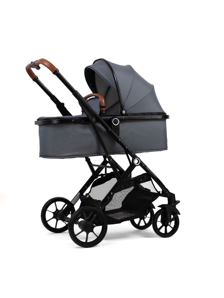 PIXINI Lania Kinderwagen 3in1 Set black/grey günstig kaufen onesize