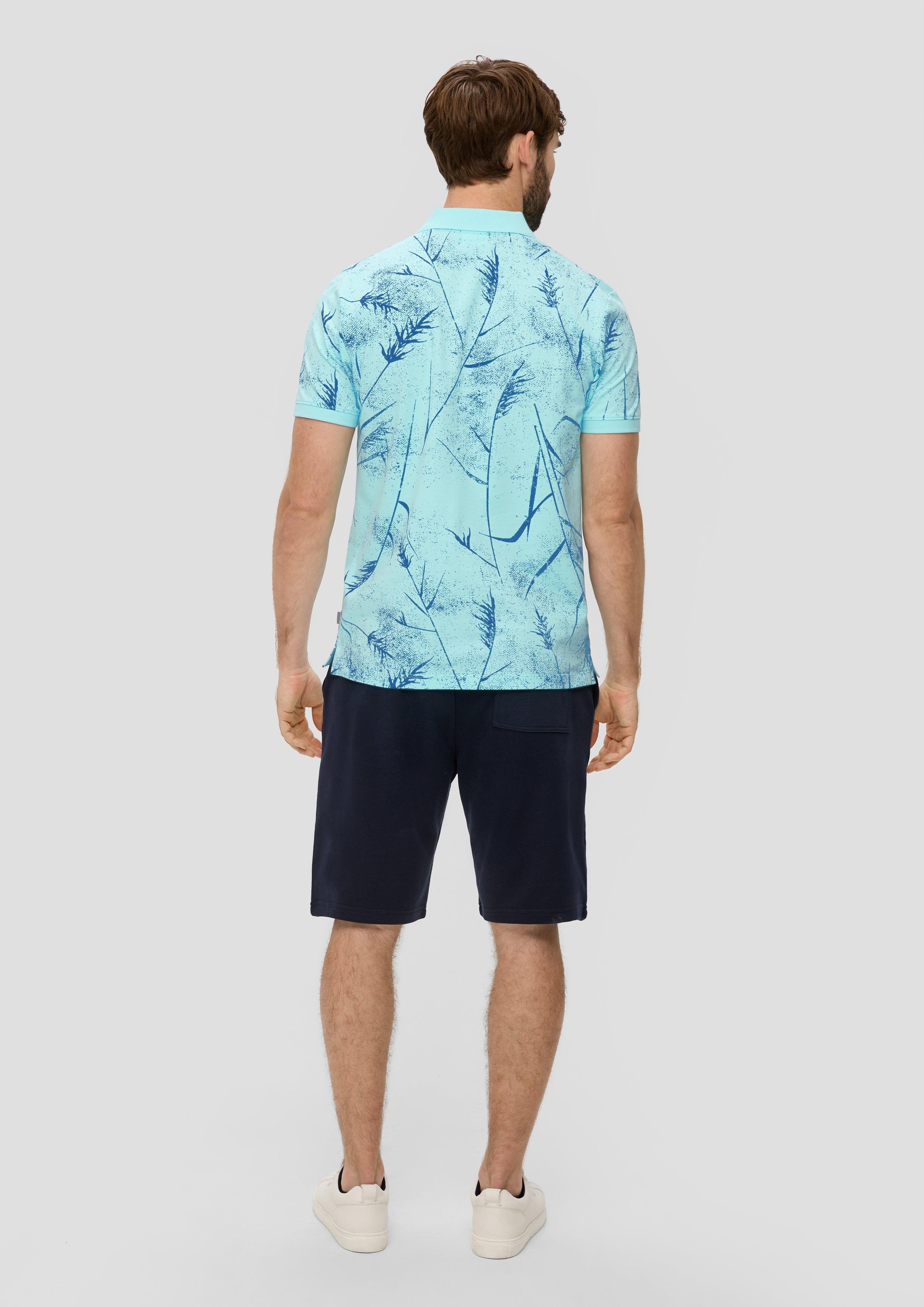 Poloshirt mit All-over-Print  2143942-60A3