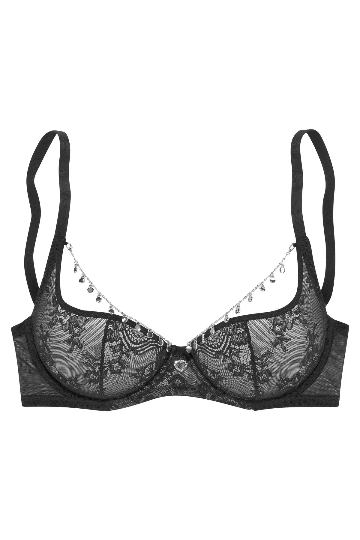 PETITE FLEUR GOLD  BH - Schwarz - Unifarben
