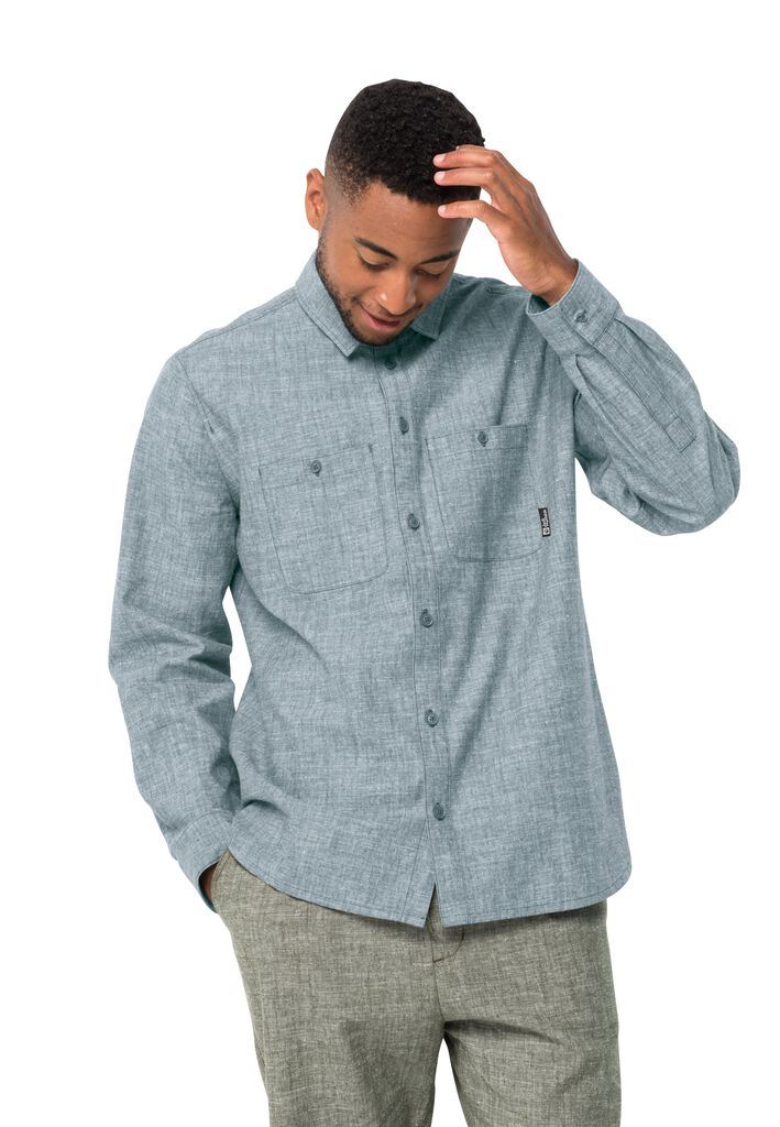 SANDROUTE SHIRT M Hemd aus Bio-Baumwolle Herren