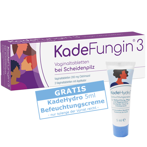 KADEFUNGIN 3 Vaginaltabletten  3 St  Vaginaltabletten