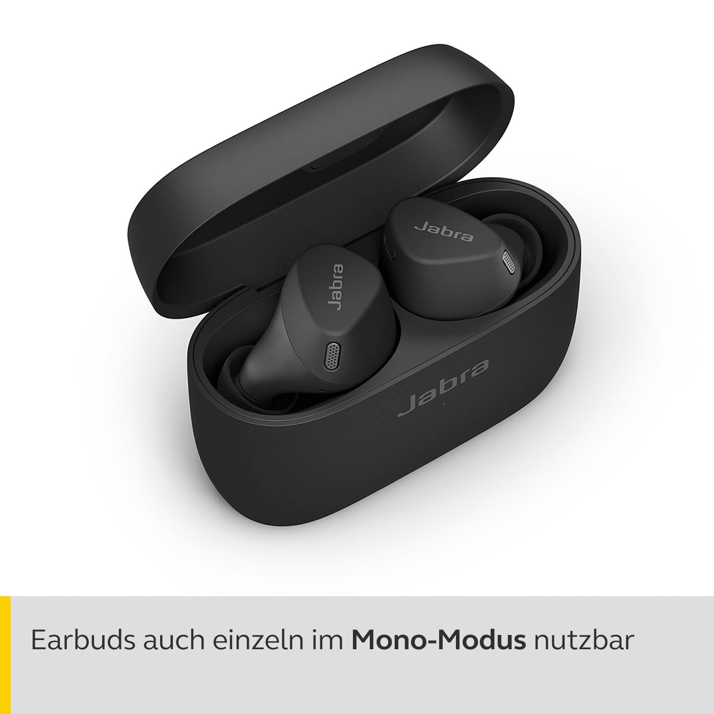 Jabra Elite 4 active Bluetooth-Kopfhörer (Active Noise Cancelling (ANC), Freisprechfunktion, Sprachsteuerung, True Wireless, integrierte Steuerung für Anrufe und Musik, Alexa, Google Assistant, Siri, Bluetooth)