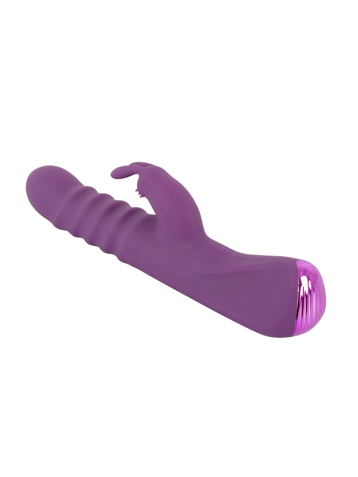 Javida Rabbitvibrator 2 Function Rabbit Vibrator in lila günstig kaufen 24 cm