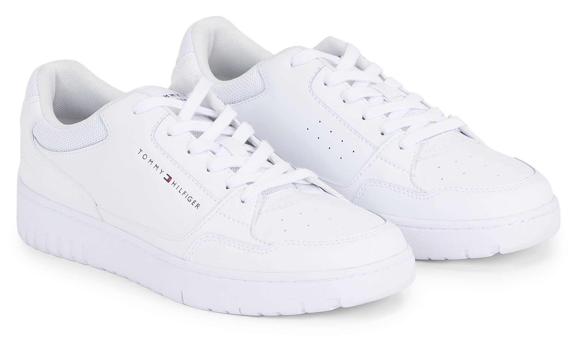 Tommy Hilfiger TH BASKET CORE LEATHER ESS Sneaker mit gepolstertem Schaftrand