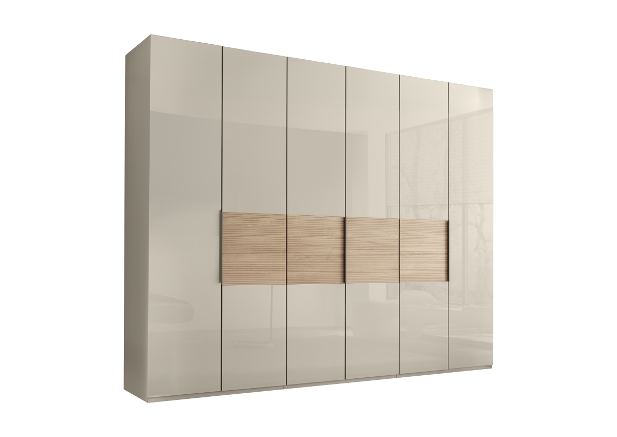 Drehtürenschrank Verona Champagner