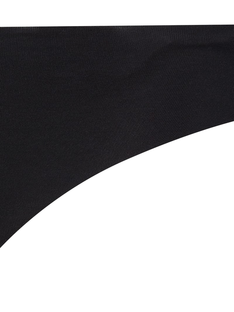 String mit Stretch-Anteil - nahtlos Modell Invisible Cotton in schwarz