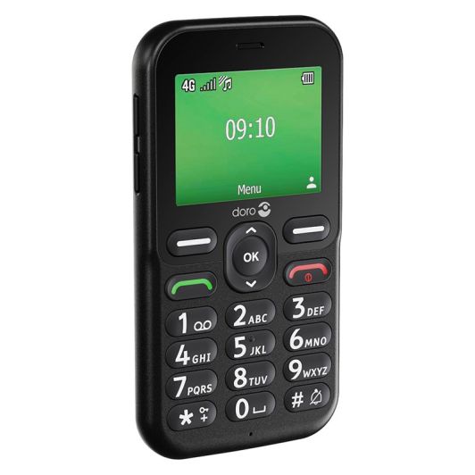 DORO Leva E10s 4G Telefon dla Seniorów Czarny
