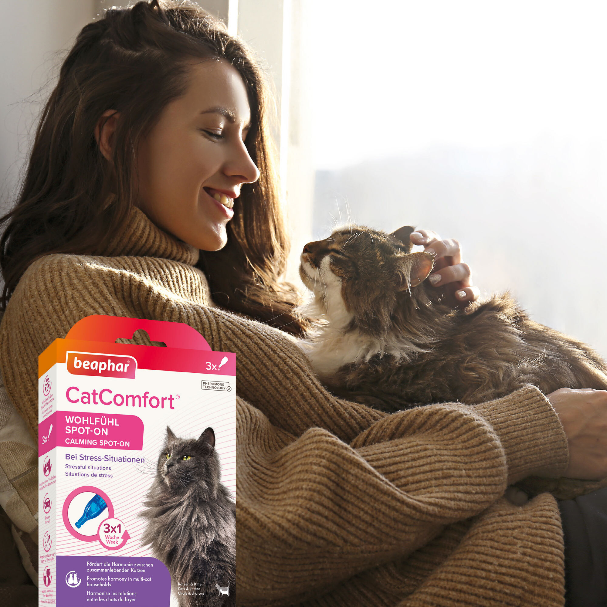 Beaphar Beruhigungsmittel Beaphar CatComfort Wohlfühl Spot-On 3x055 ml