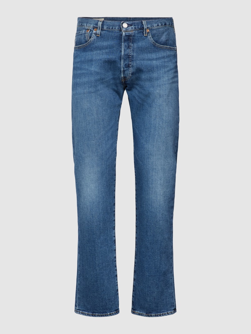 Straight Fit Jeans im 5-Pocket-Design Modell '501' in jeans