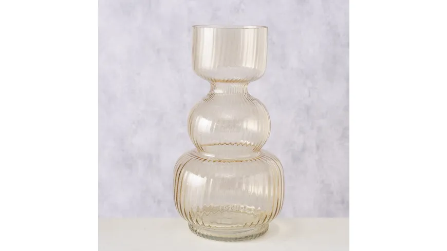 Boltze Vase Gianna gelb