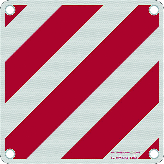 IWH Warntafel Italien 50 x 50 cm mit Zulassung