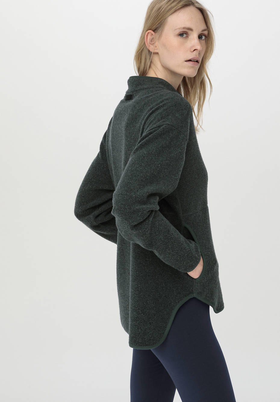Fleece-Jacke ACTIVE LIGHT aus reiner Bio-Baumwolle