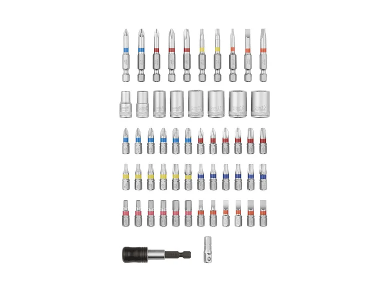 Conjunto de bits lubrificados PARKSIDE®, conjunto de bits e soquetes PBS3 A2