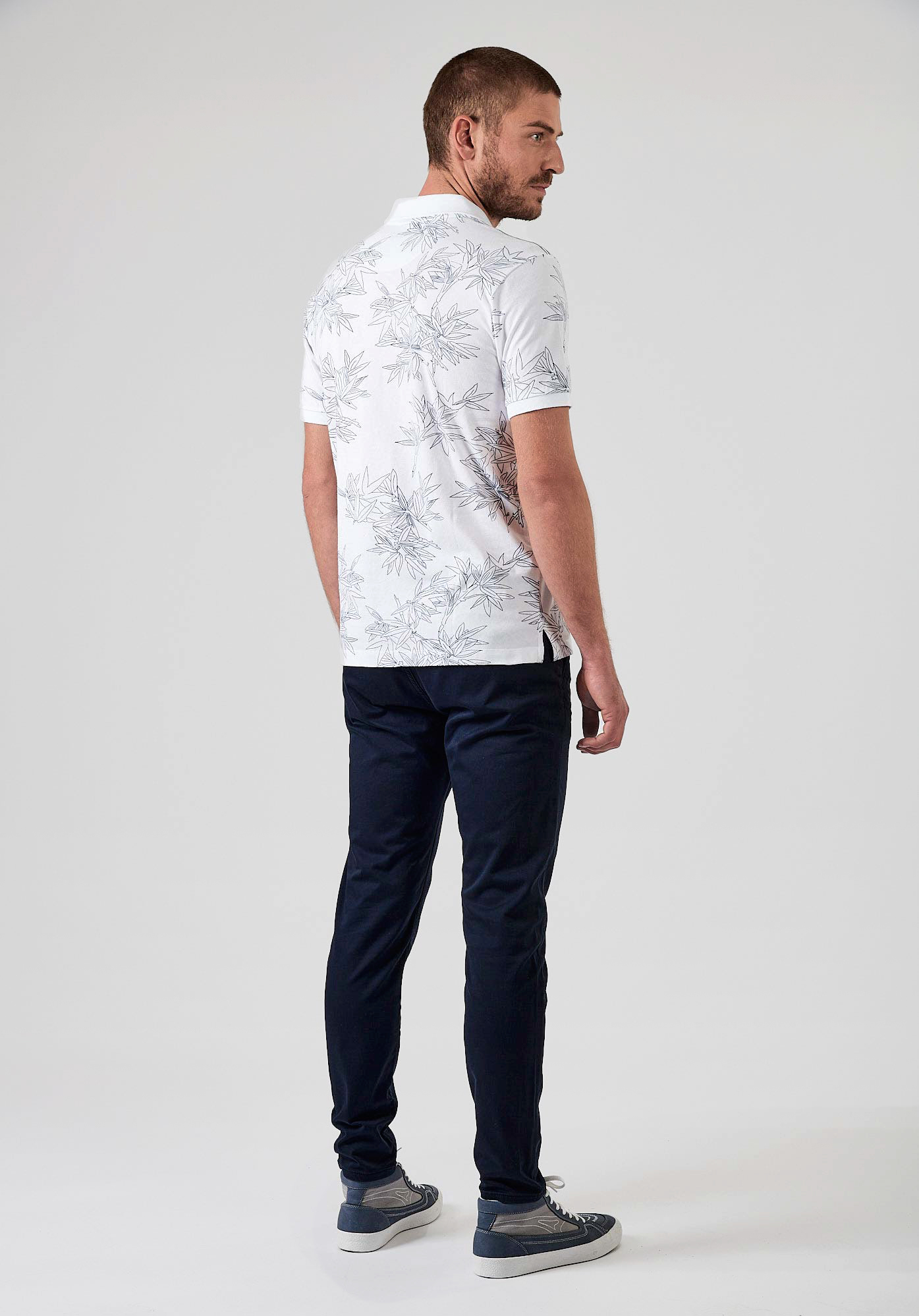 IRWIX  Jean slim relaxed bleu marine homme
